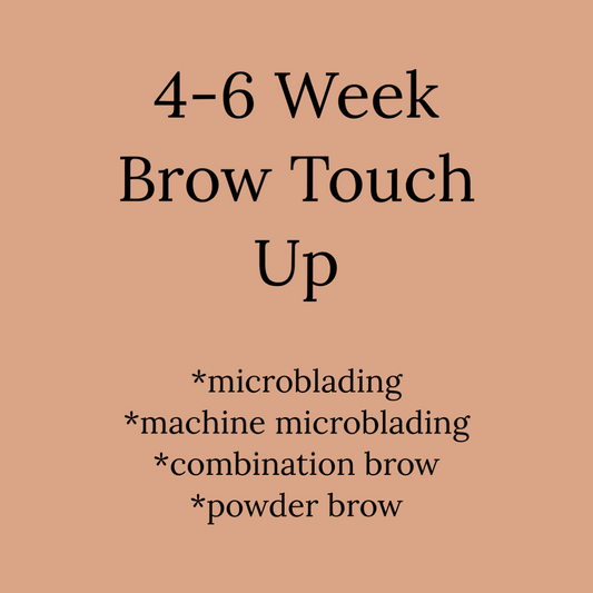 4-6 Week Brow Touch Up