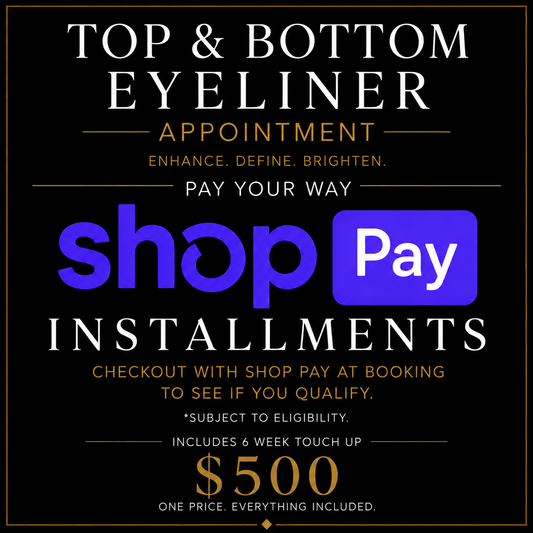 Top & Bottom Eyeliner- Shop Pay Installment Option