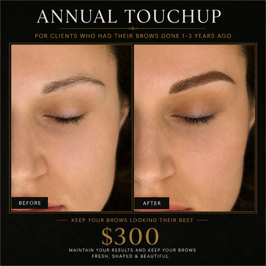 Annual Touchup $300- Deposit required when booking.